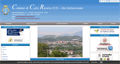 Desktop Screenshot of calvirisorta.gov.it