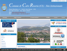 Tablet Screenshot of calvirisorta.gov.it